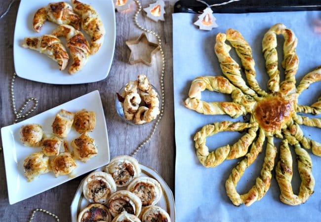 6 recettes pour l’apéritif à faire avec de la pâte feuilletée