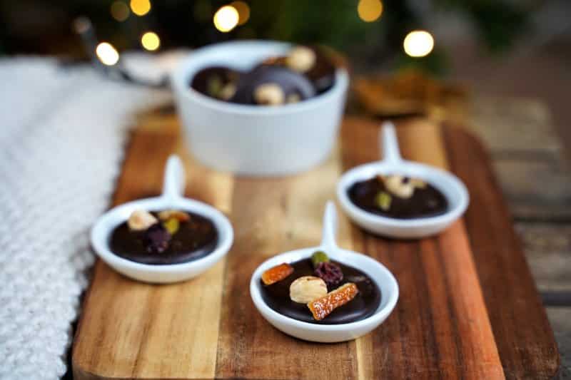 Mendiants traditionnels de Provence au chocolat