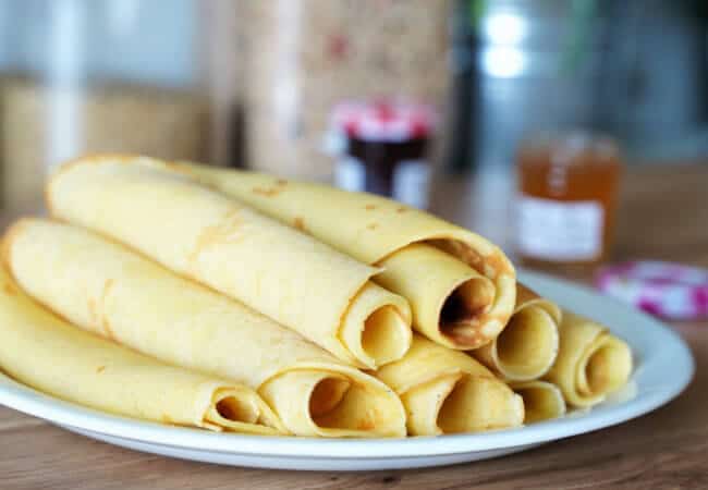 Crêpes au yaourt moelleuses et légères