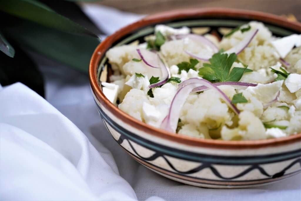 Salade de chou-fleur à la feta