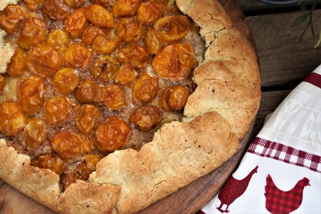 tarte d été sucré aux mirabelles