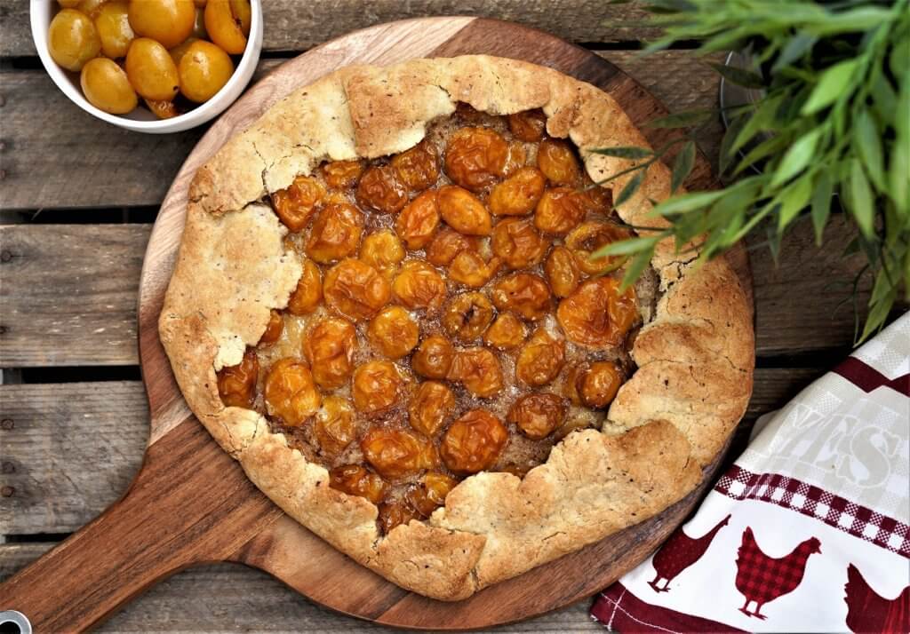 tarte d'été aux mirabelles