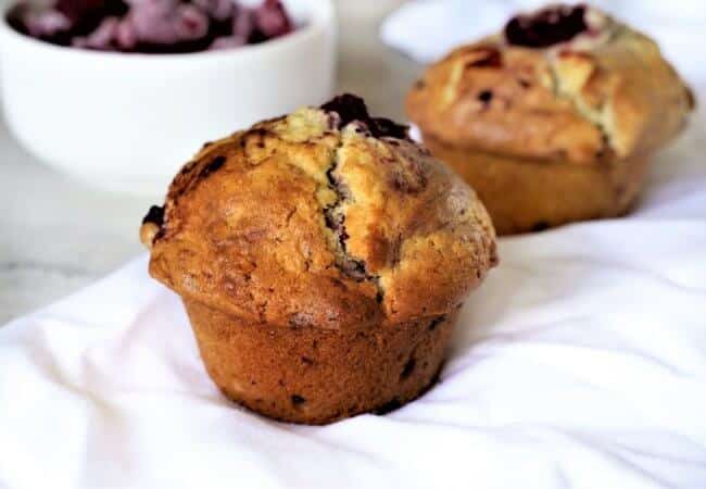 Muffins aux framboises extra moelleux