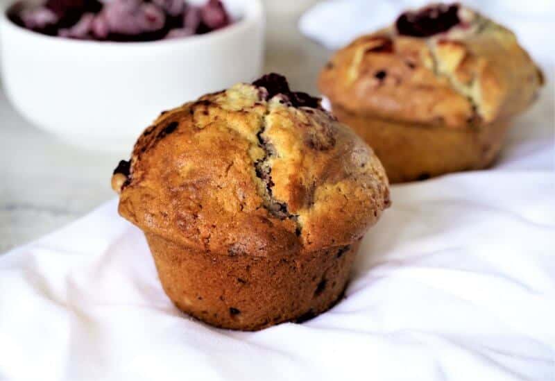 Muffins aux framboises extra moelleux