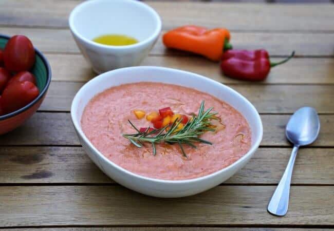 Gaspacho andalou traditionnel