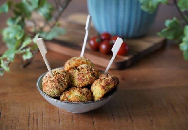 Croquetas de courgettes à la mozzarella