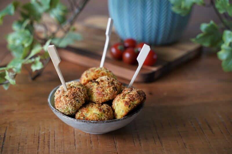 croquetas courgettes mozzarella