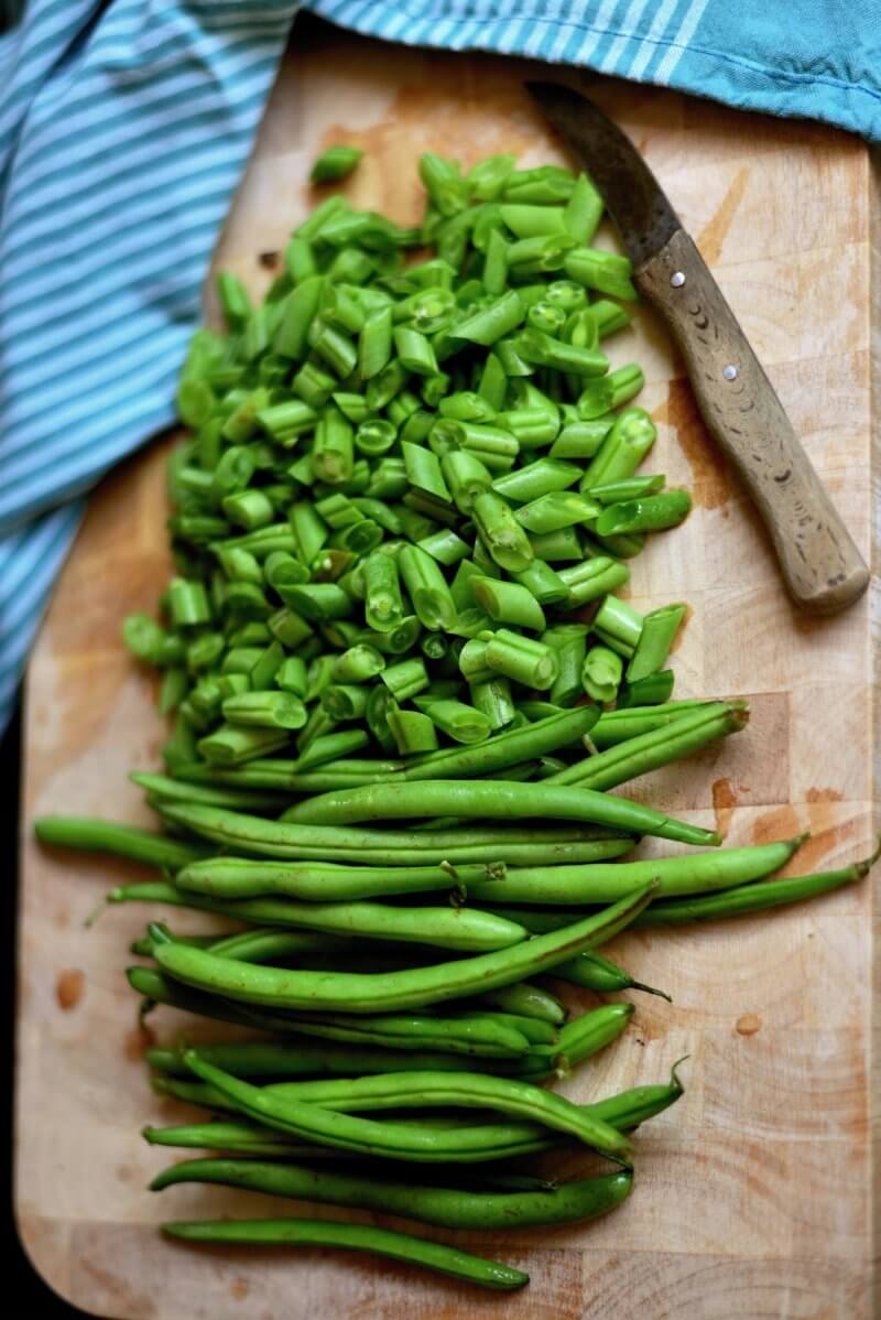 Haricots grains frais cuisson