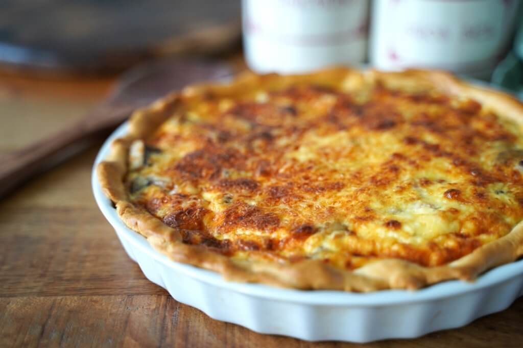 Quiche forestière champignon marmiton