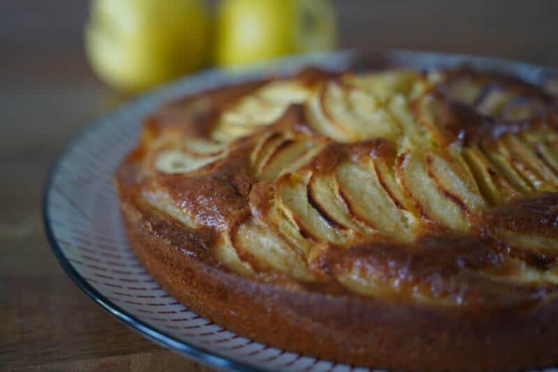 gâteau moelleux aux pommes