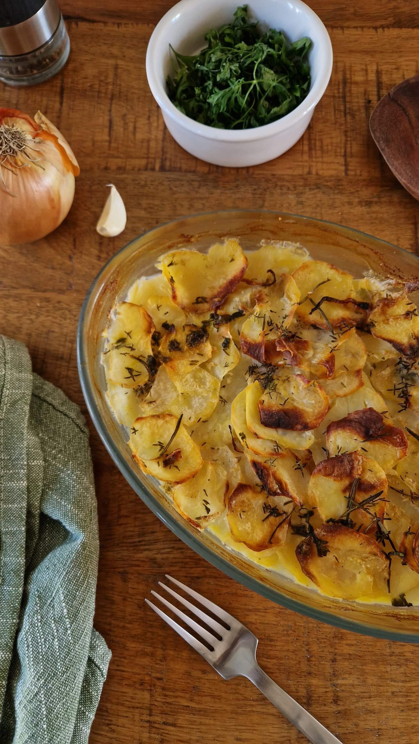 Pommes de terre façon boulangère