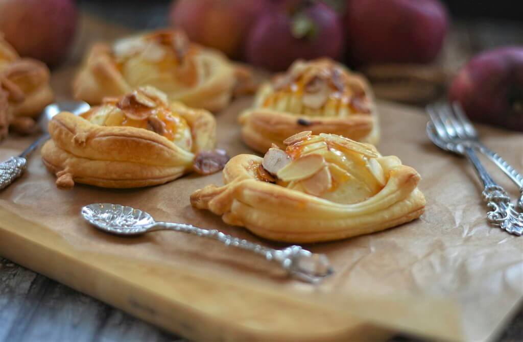 Feuilleté de Noël pommes amandes