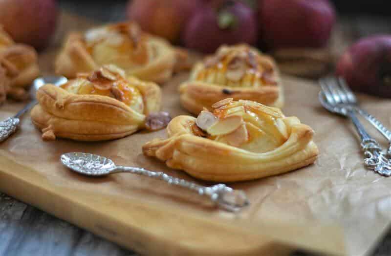 Feuilleté de Noel pommes amandes