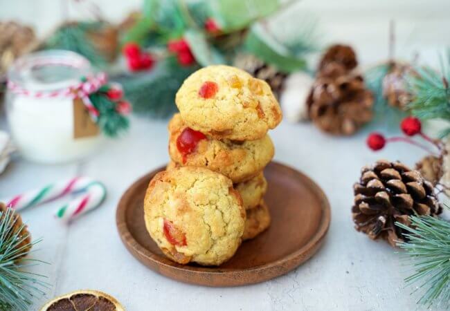 Cookies de Noël aux fruits confits