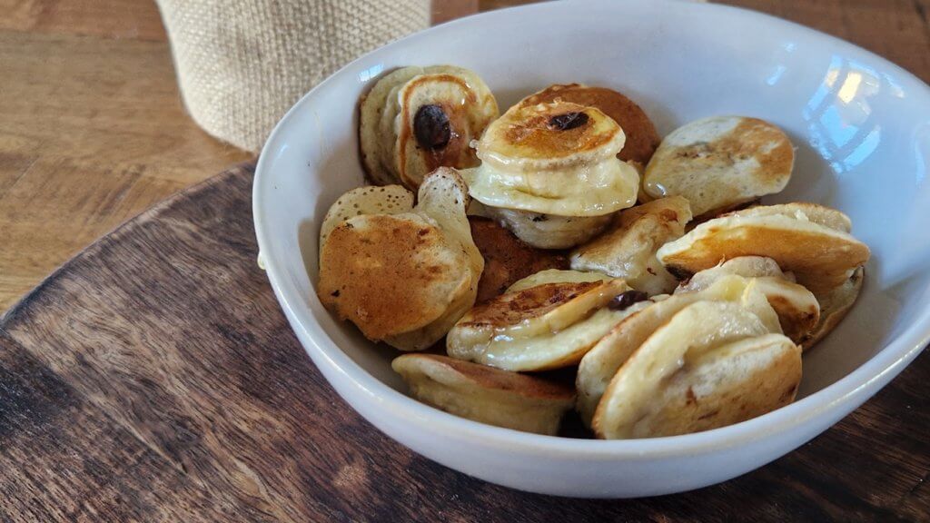 mini pancakes banane chocolat