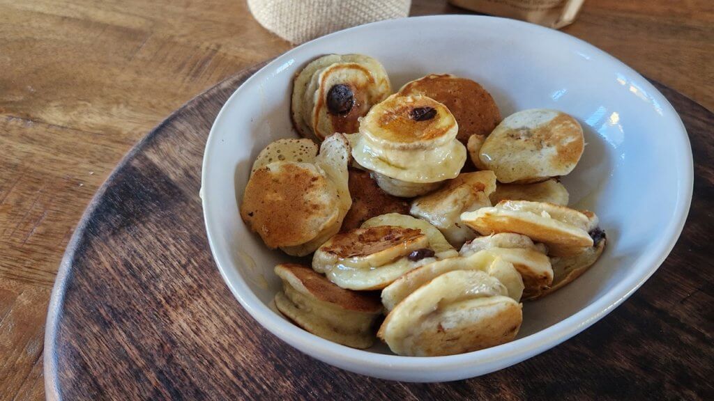 mini pancakes moelleux banane chocolat