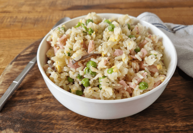 Le vrai riz cantonais ( presque ) traditionnel