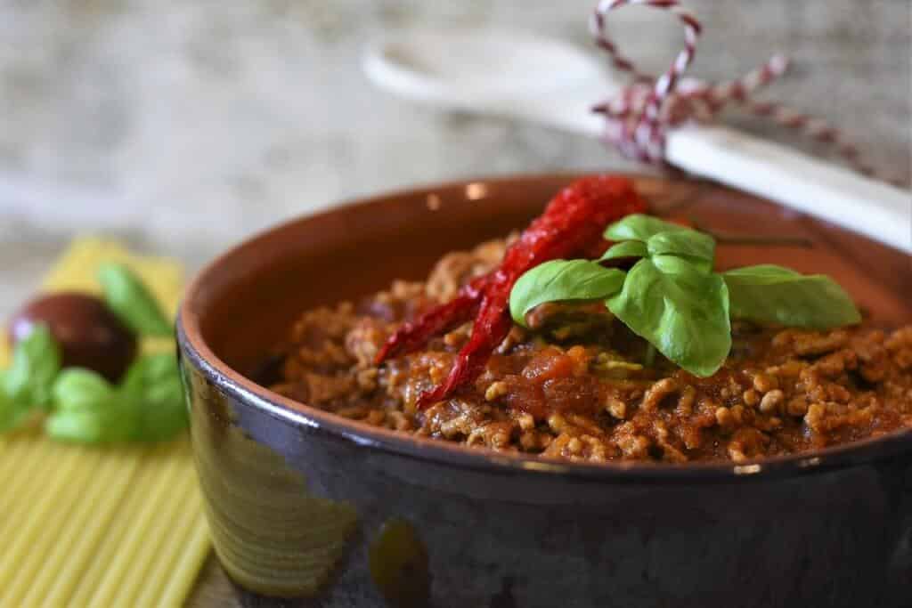 Véritable sauce bolognaise italienne