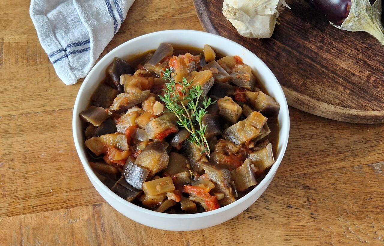 Riste d'aubergines traditionnelle à la Provençale