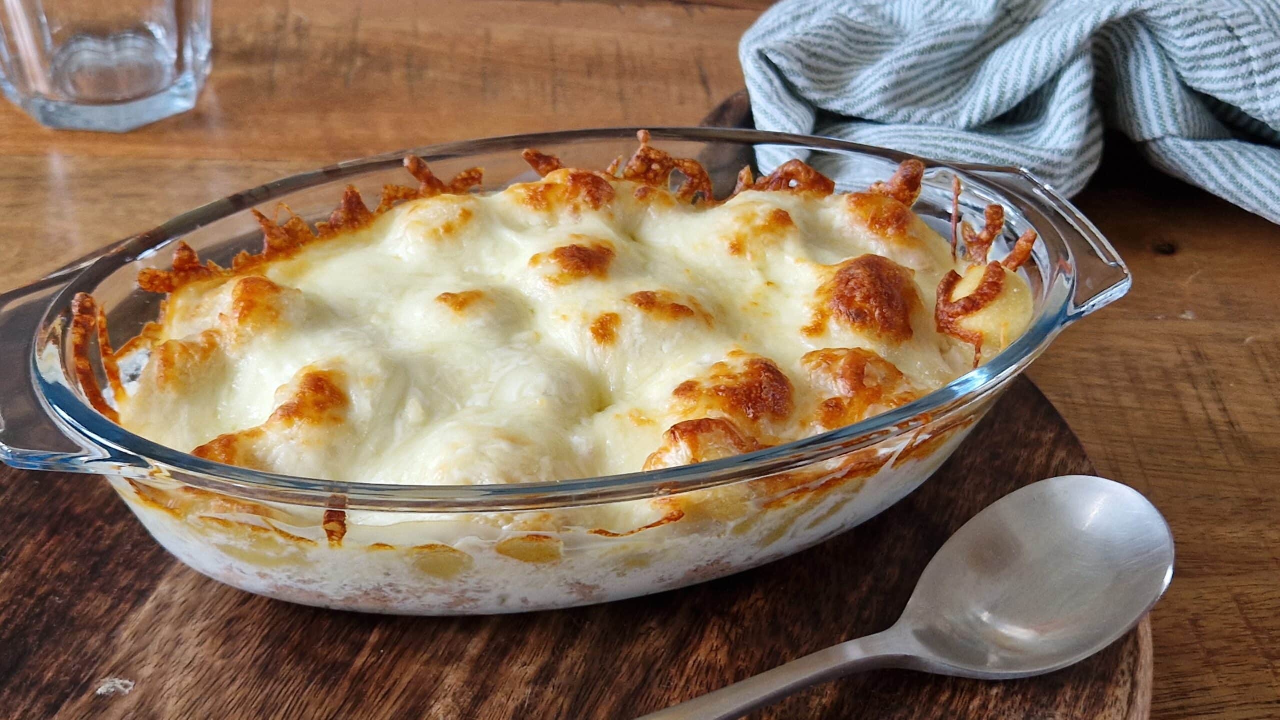 Gratin gnocchi au four
