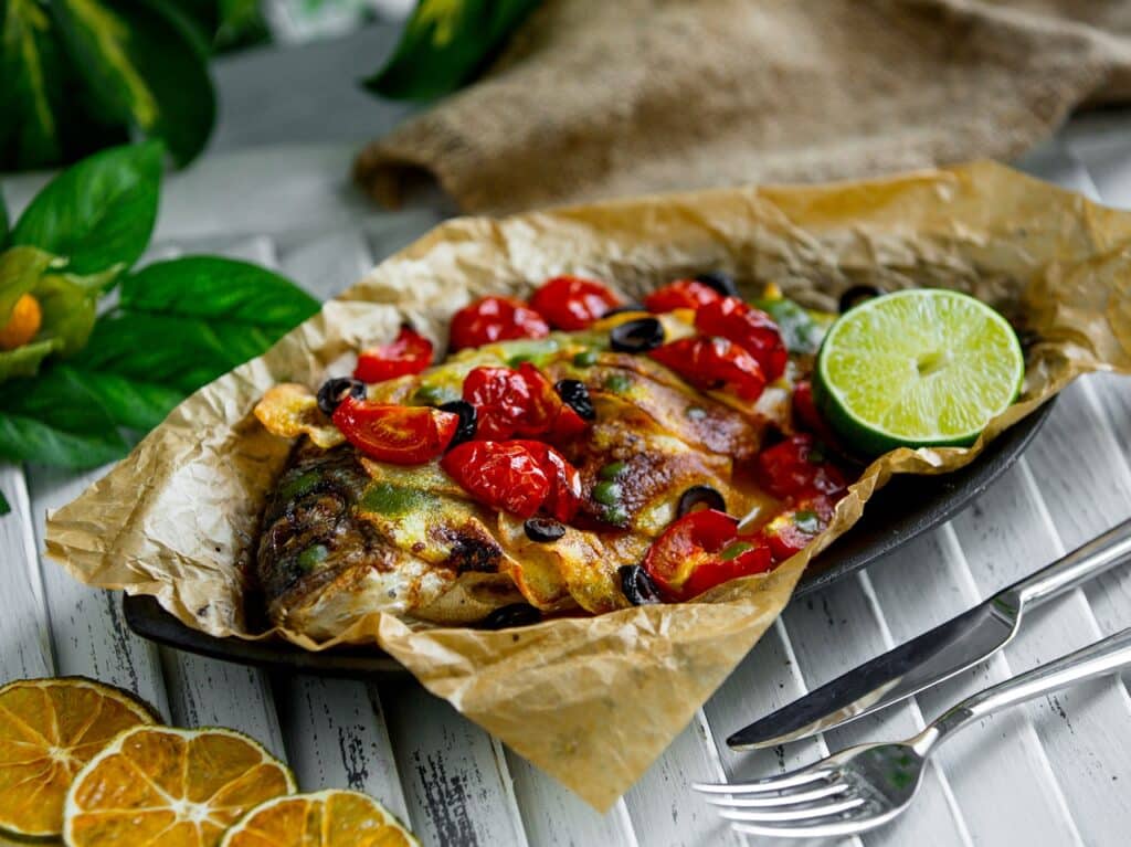 Dorade en papillote au four | Aux Fourneaux
