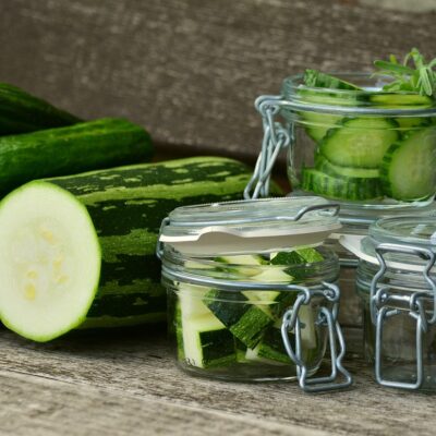 Pickles de courgettes marinées aigre-doux