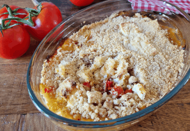Crumble de tomates cerises, la recette salée de l’été