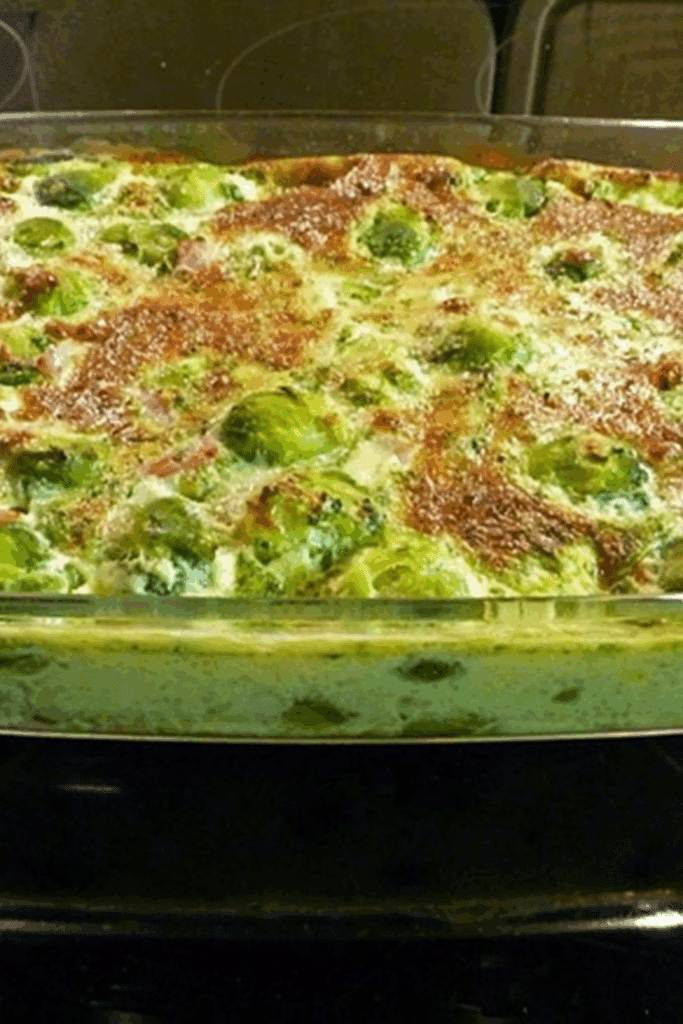 gratin choux bruxelles béchamel lardons fromage | Aux Fourneaux gratin choux Bruxelles à la béchamel lardons fromage