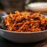 Pulled pork porc effiloché au four