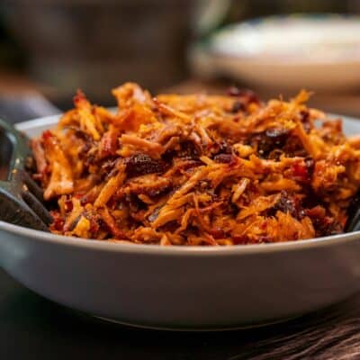 Pulled pork façon porc effiloché au four