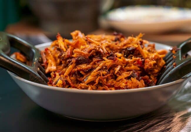 Pulled pork façon porc effiloché au four