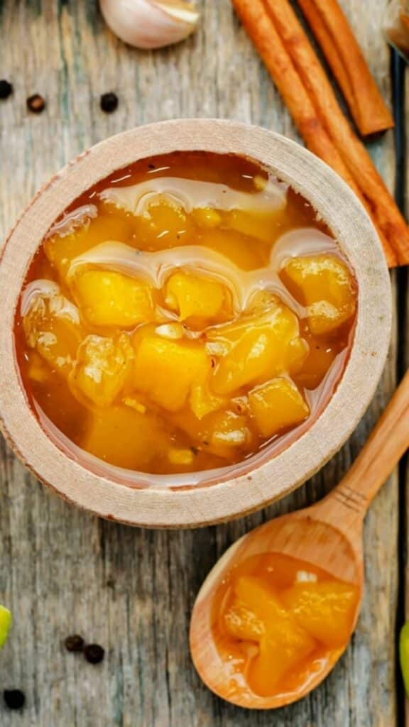 Chutney de mangue maison la recette facile rapide | Aux Fourneaux Chutney à la mangue maison la recette facile rapide