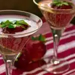 Soupe de champagne cocktail festif facile et original