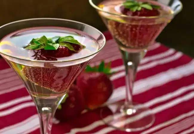 Soupe de Champagne, cocktail festif facile et original