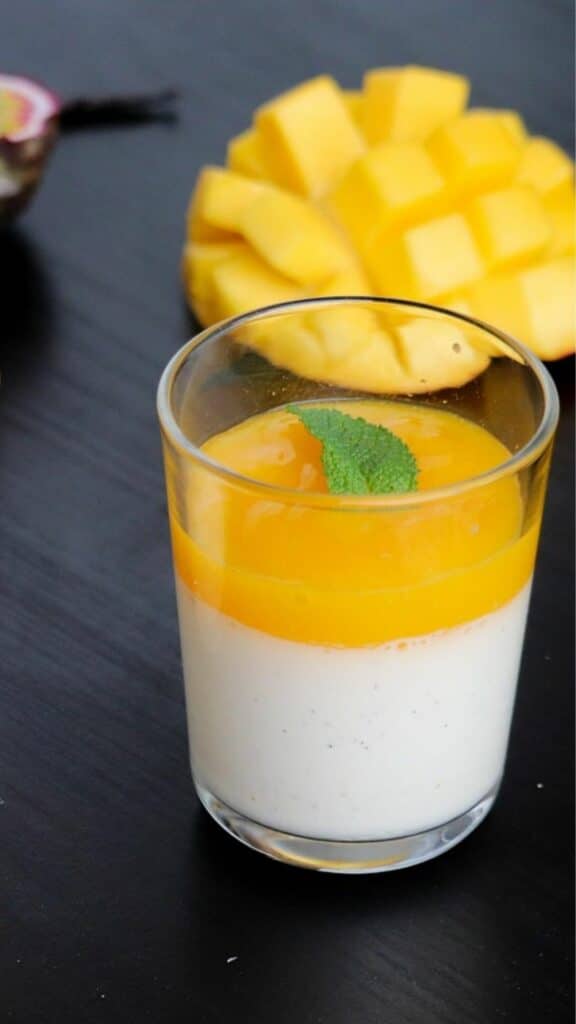panna cotta mangue coco | Aux Fourneaux recette panna cotta mangue coco