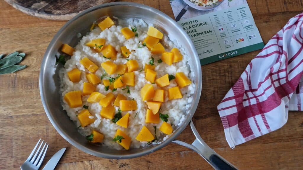 Exemple de recette dans un panier Quitoque | Aux Fourneaux Exemple de recette dans un panier Quitoque