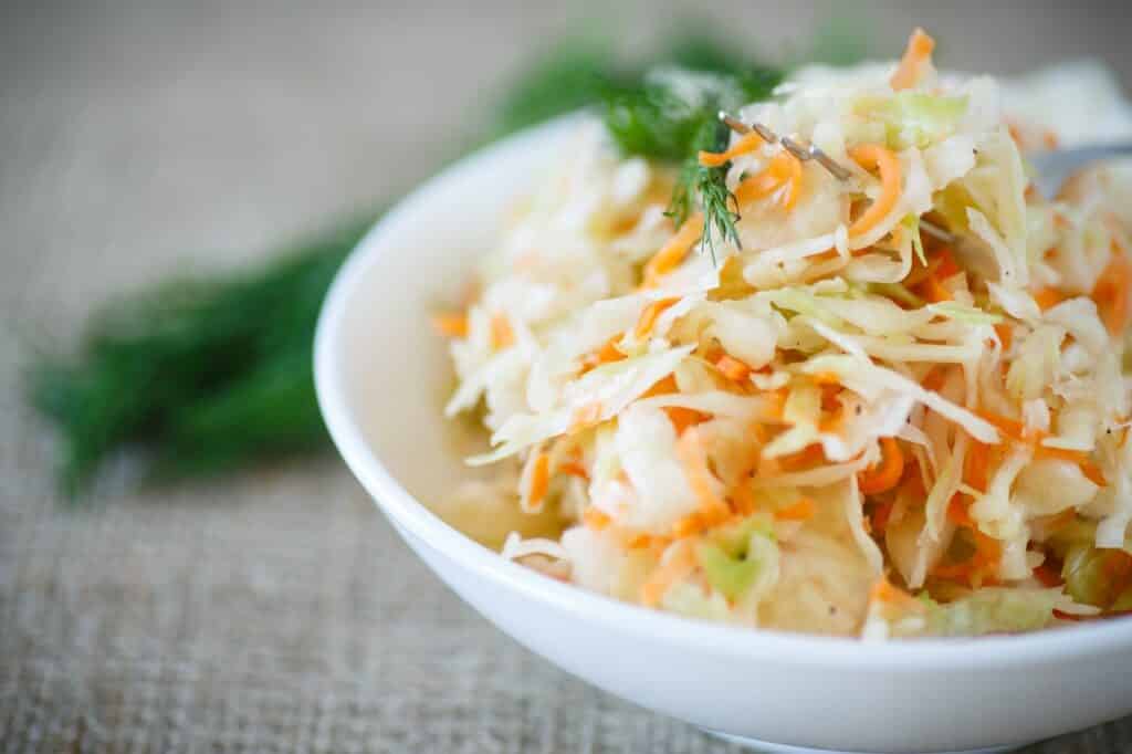sauerkraut | Aux Fourneaux La vraie recette du coleslaw traditionnelle