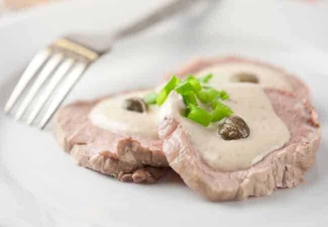 La véritable recette du vitello tonnato traditionnelle La véritable recette du vitello tonnato traditionnelle