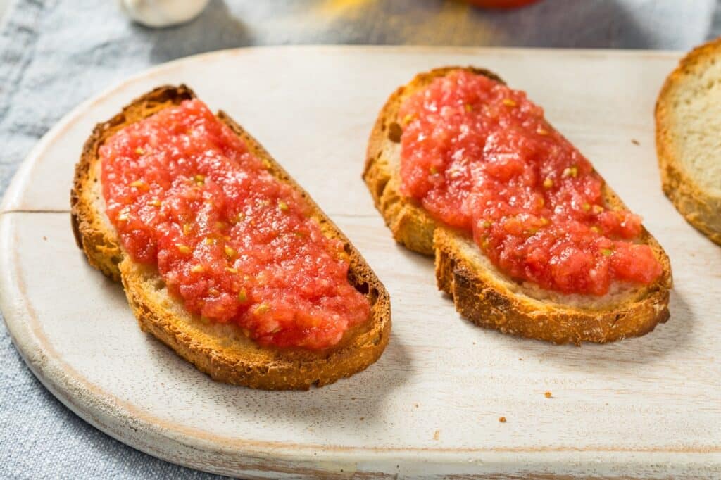 Pan con tomate recette traditionnelle catalane du pain espagnol