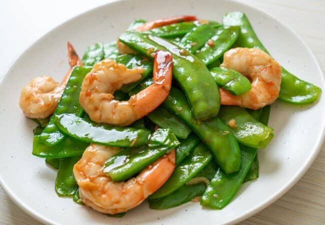 Pois mange-tout sautés à la poêle Pois mange-tout sautés à la poêle