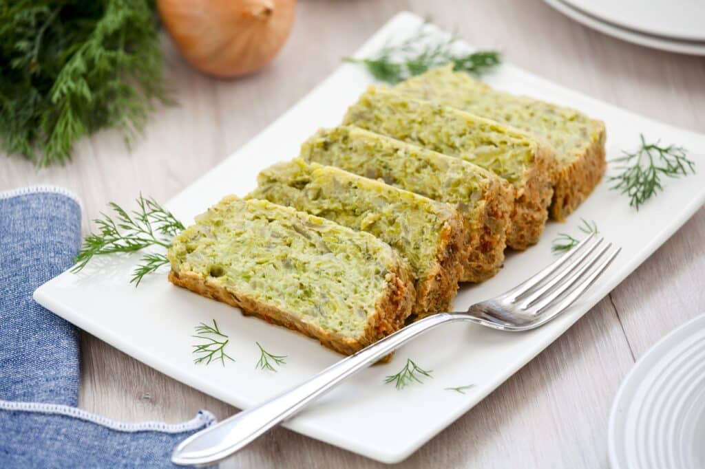 Slices Of Homemade Zucchini Flan | Aux Fourneaux Flan de courgettes diététique facile et léger