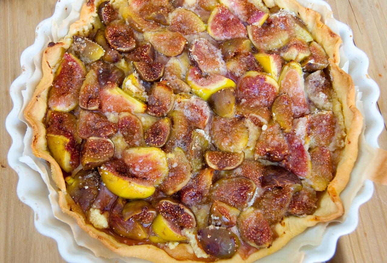 Tarte aux figues fraiches toute simple de grand-mère ( meilleure recette )
