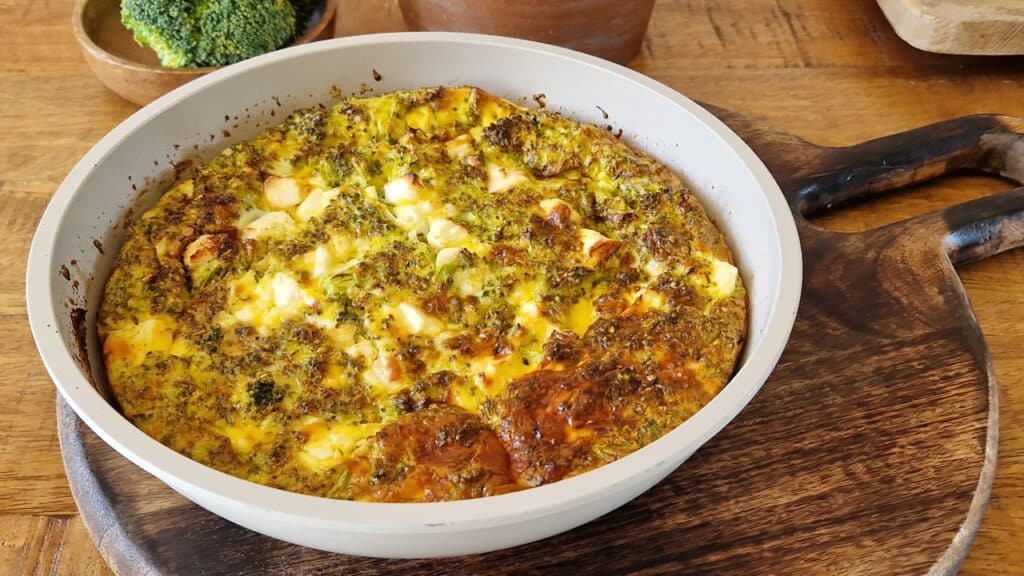 Flan de brocoli léger facile et rapide